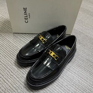 Celine Women's Black Loafers